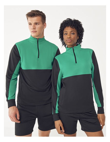 FIN-LV874-Adults 1/4 Zip Tracksuit Top 2